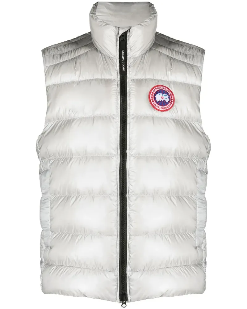 Canada Goose Gefütterte Crofton Weste - Silber Silber