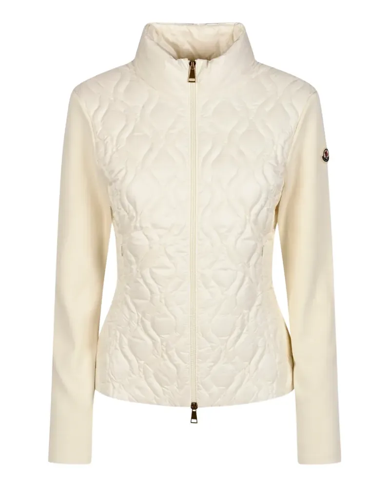 Moncler Jacke mit gesteppten Einsätzen - Nude Nude
