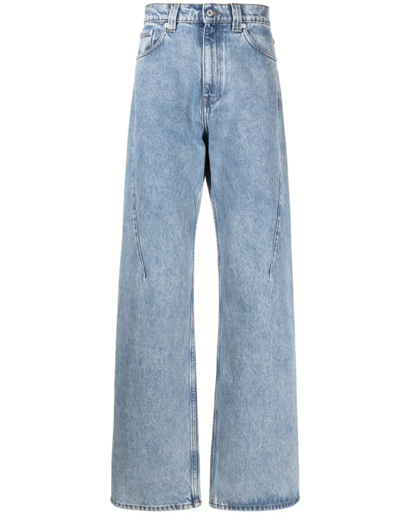 Y/PROJECT Paris' Best Straight-Leg-Jeans Blau