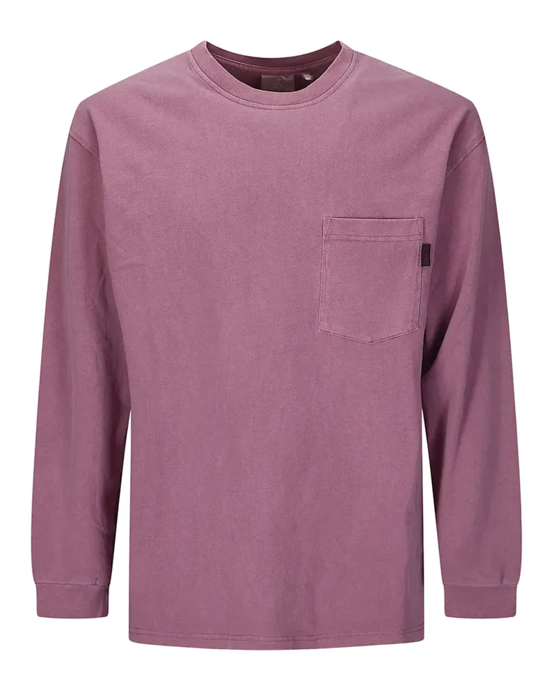 GRAMICCI Langarmshirt mit aufgesetzter Tasche - Rot Rot