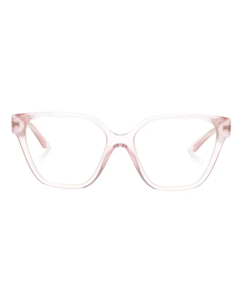 Versace Brille mit geometrischem Gestell - Rosa Rosa