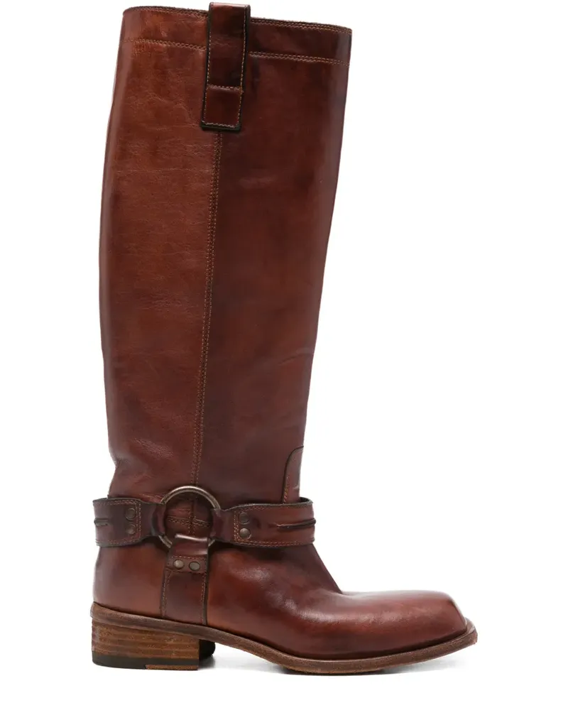 Fauzian Jeunesse ring buckle trainers - Braun Braun