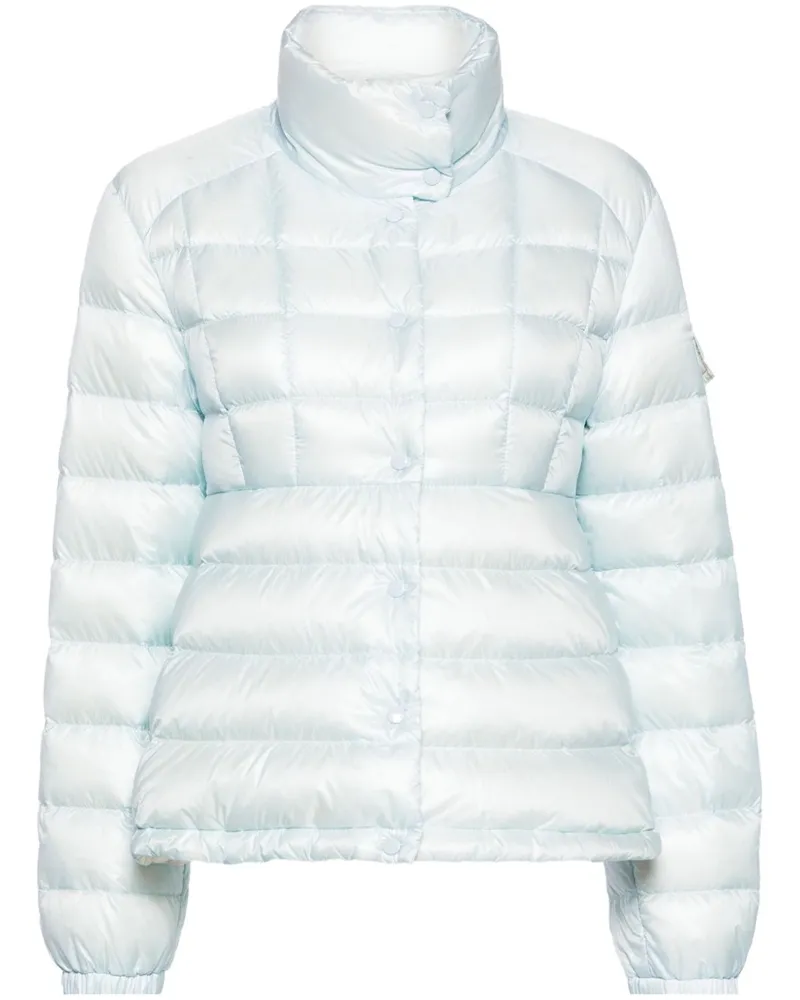 Moncler Gefütterte Aminia Jacke mit Logo-Patch - Blau Blau