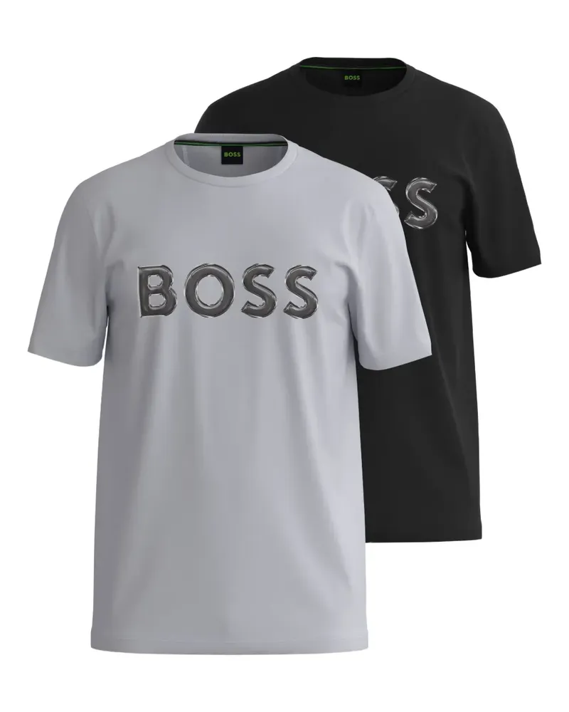 HUGO BOSS T-Shirt mit Logo-Print - Weiß Weiß