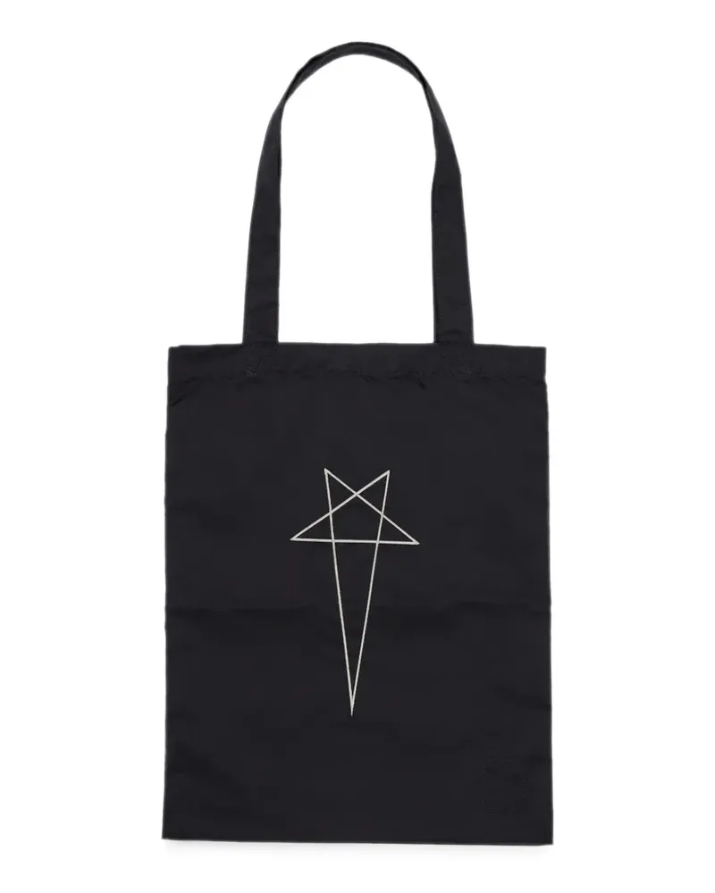 DRKSHDW by Rick Owens Pentagram Tote Bag - Schwarz Schwarz