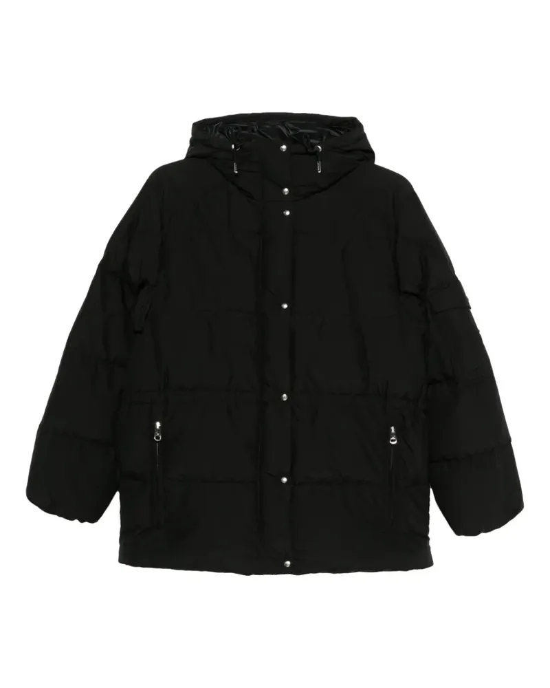 Moncler Himalaya Daunenjacke mit Kapuze - Schwarz Schwarz