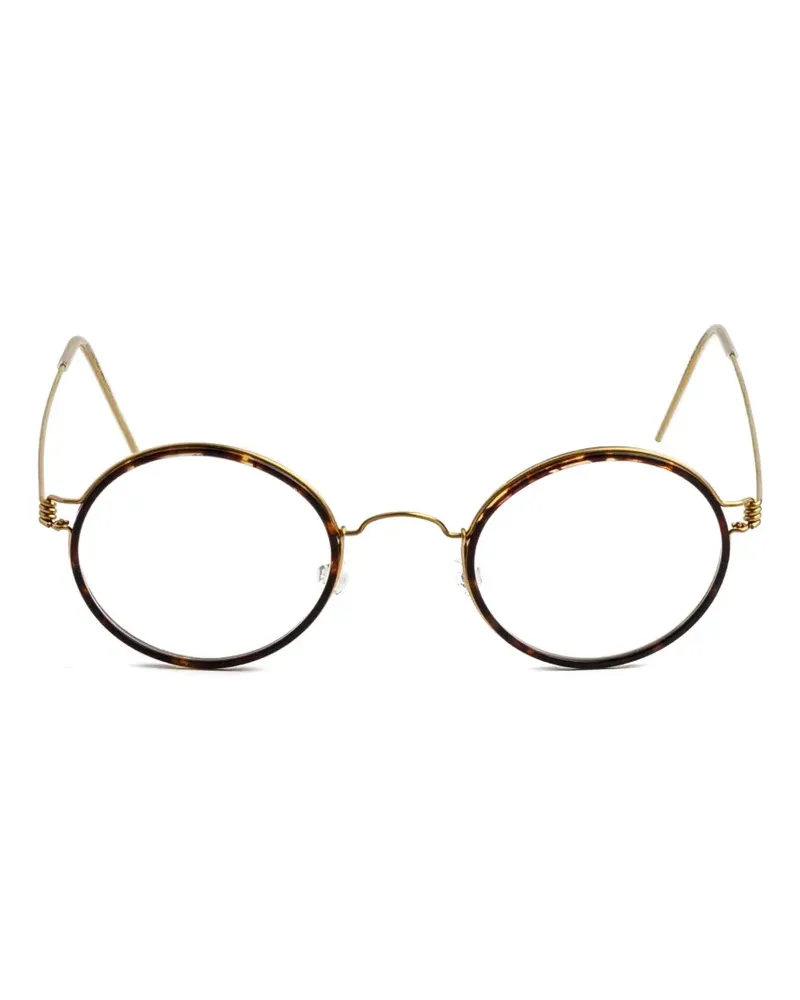 Lindberg Harley round-frame glasses - Braun Braun