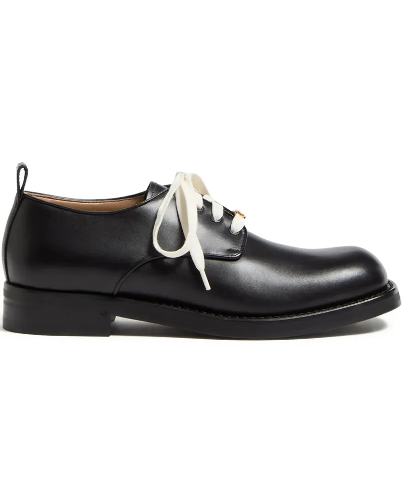 Valentino Garavani VLogo Signature Derby-Schuhe - Schwarz Schwarz
