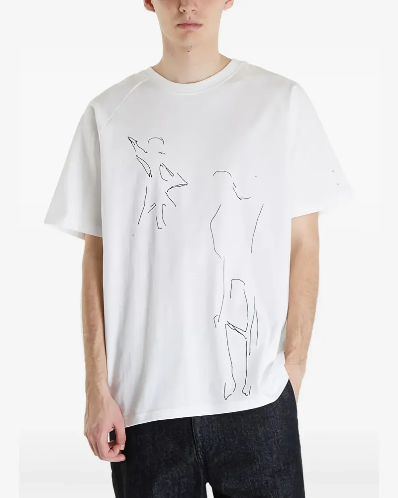 Heliot Emil Formation T-Shirt - Weiß Weiß