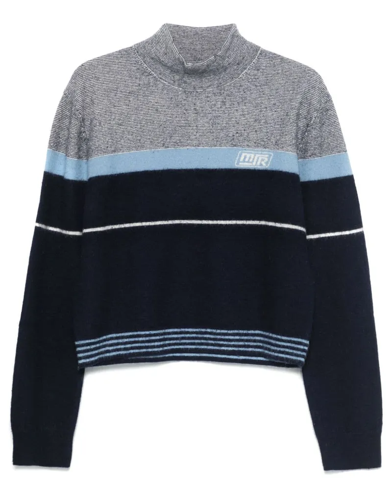 Martine Rose Pilling Pullover - Blau Blau