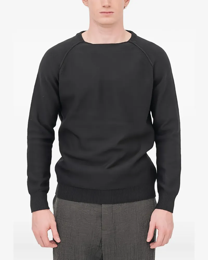 forme d'expression crew-neck sweater - Schwarz Schwarz