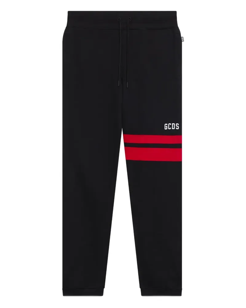 GCDS Jogginghose mit Streifendetail - Schwarz Schwarz
