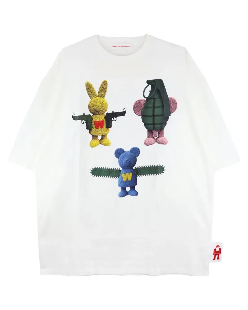 Walter van Beirendonck T-Shirt mit Print - Weiß Weiß