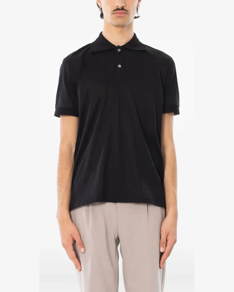 Daniele Fiesoli Poloshirt mit kurzen Ärmeln - Schwarz Schwarz