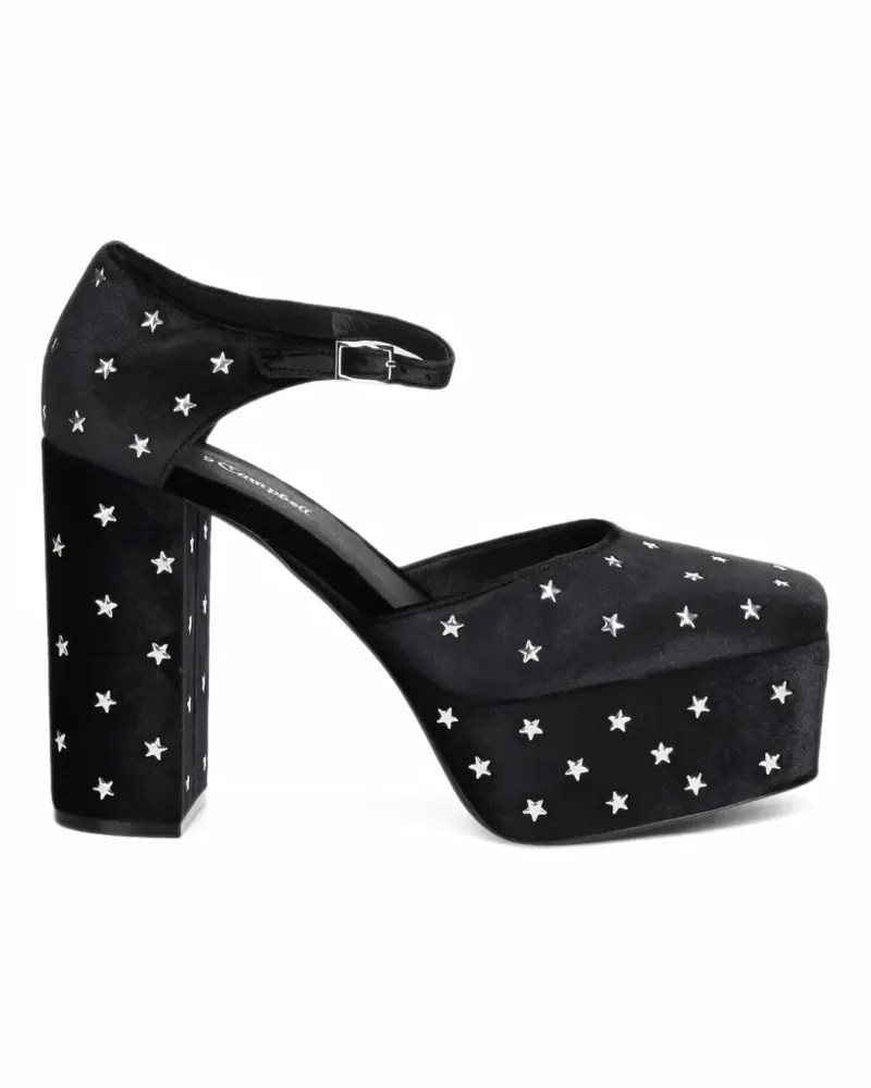 Jeffrey Campbell star-embellished platform pumps - Schwarz Schwarz