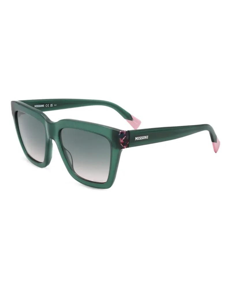 Missoni Sonnenbrille mit eckigem Gestell - Grün Grün