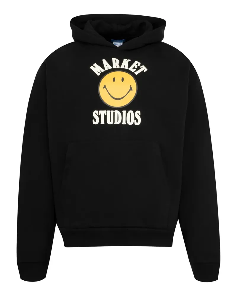 Market Hoodie mit Logo-Print - Schwarz Schwarz