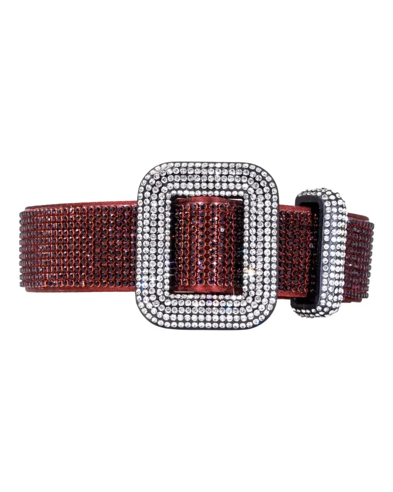 Benedetta Bruzziches crystal-embellished belt - Rot Rot