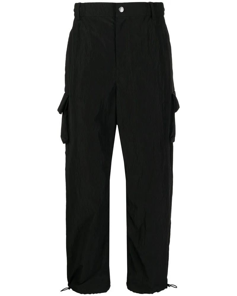 Ports V Cropped-Cargohose Schwarz