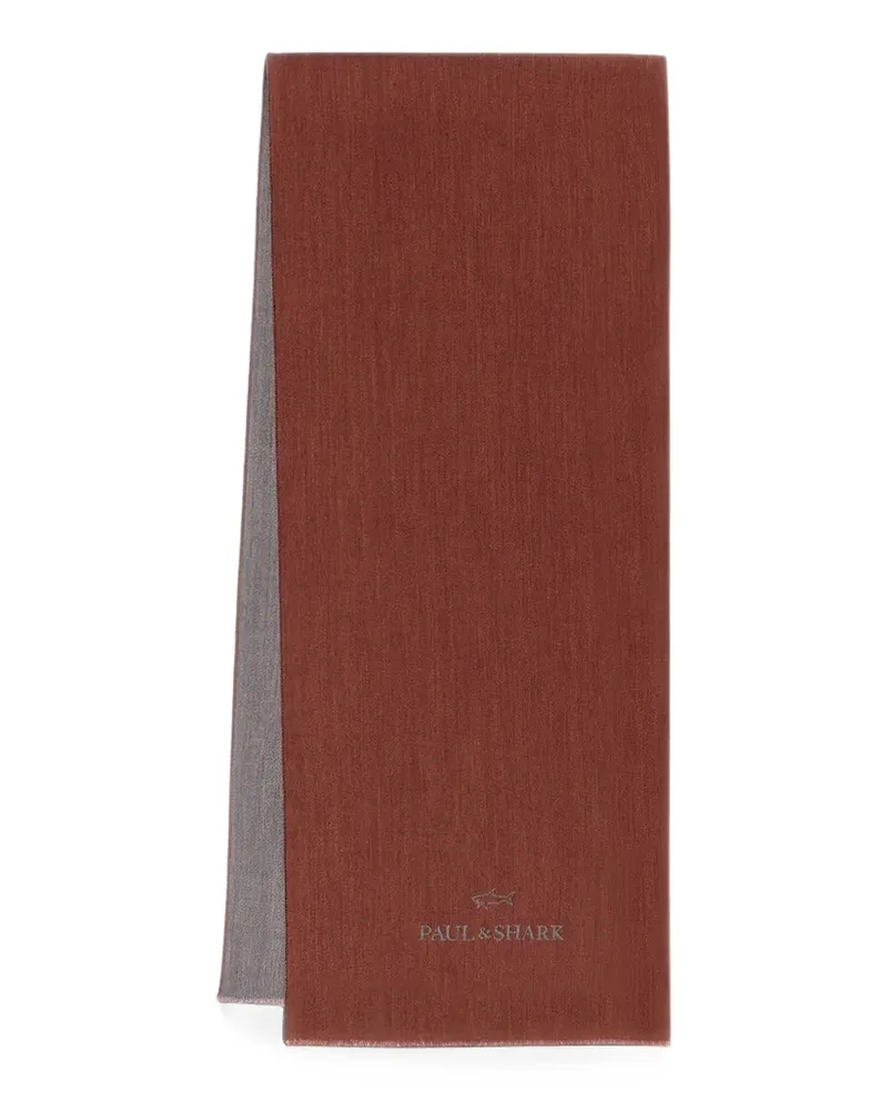 Paul & Shark Schal mit Jacquardmuster - Braun Braun