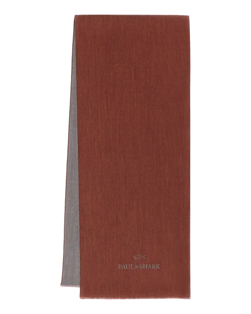 Paul & Shark Schal mit Jacquardmuster - Braun Braun