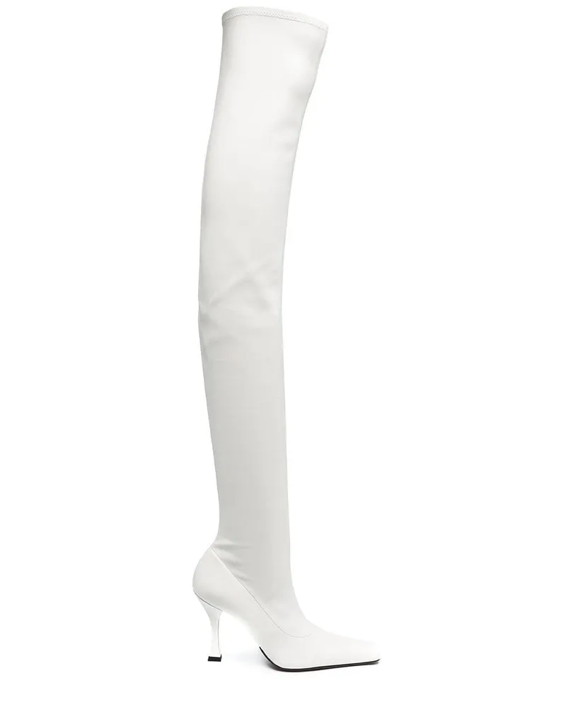 Proenza Schouler Stiefel, 110mm - Weiß Weiß