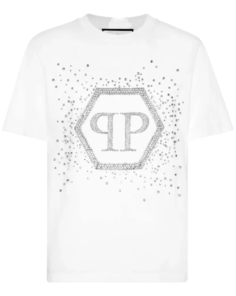 Philipp Plein Hexagon T-Shirt - Weiß Weiß
