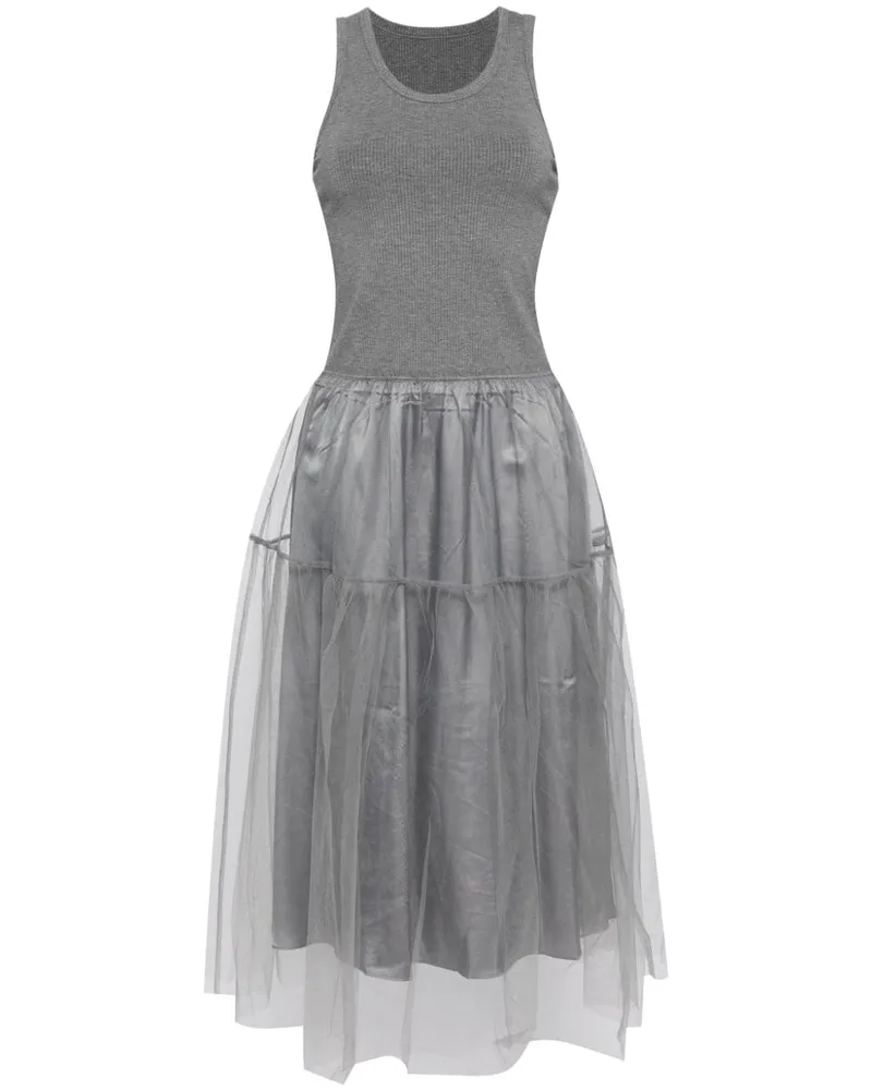 JNBY Midikleid mit Tülleinsätzen - Grau Grau