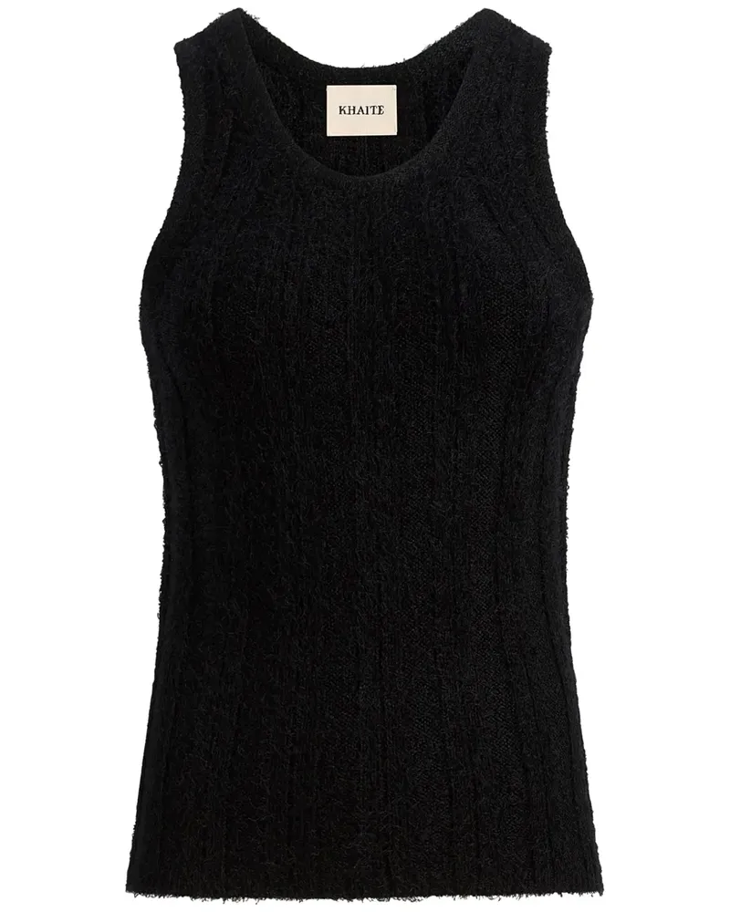 KHAITE Lena Tanktop - Schwarz Schwarz
