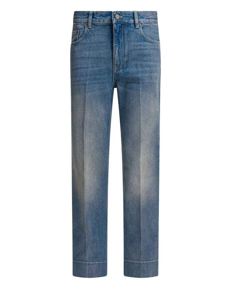 Valentino Garavani Jeans mit Logo-Patch - Blau Blau