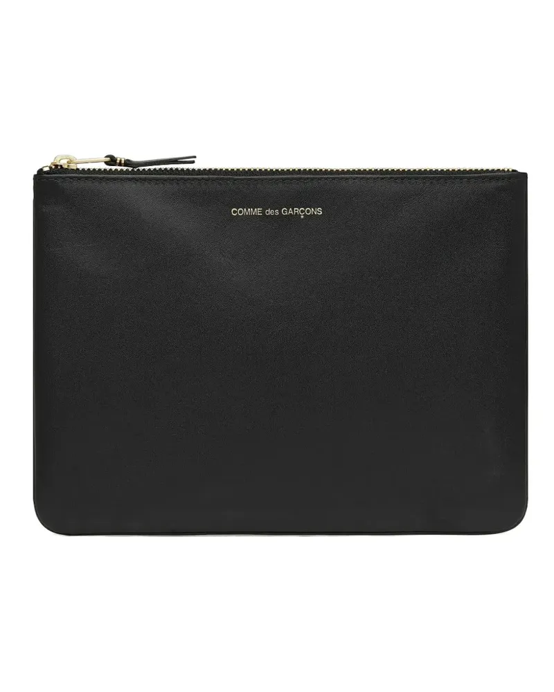 Comme des Garçons Portemonnaie mit Logo-Print - Schwarz Schwarz