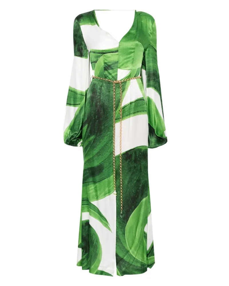 THEMIS Z Artemis Midikleid - Grün Grün