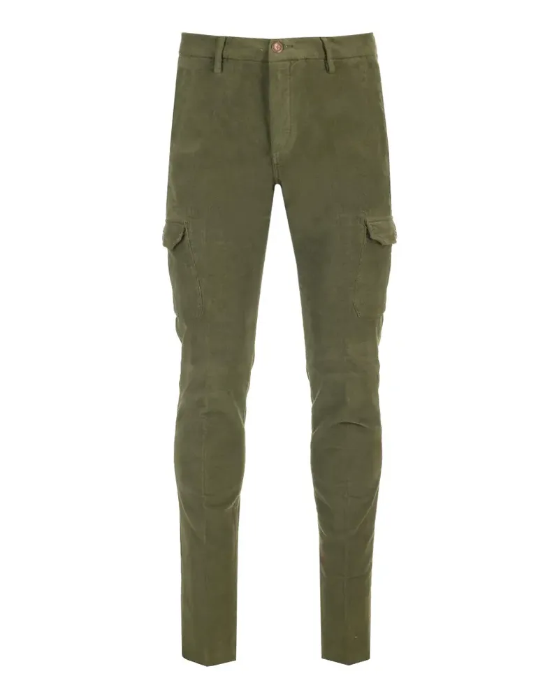Al Duca D’Aosta 1902 velvet cargo trousers - Grün Grün