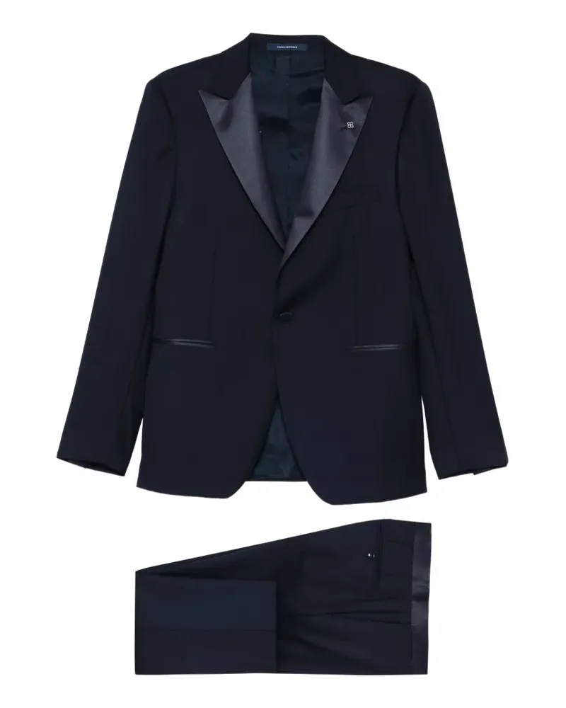 Tagliatore Anzug mit steigendem Revers - Blau Blau