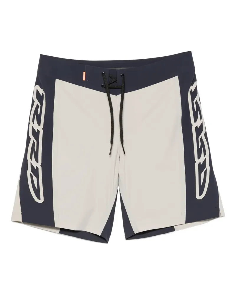 Roberto Ricci Designs Surfshorts mit Logo-Print - Grau Grau