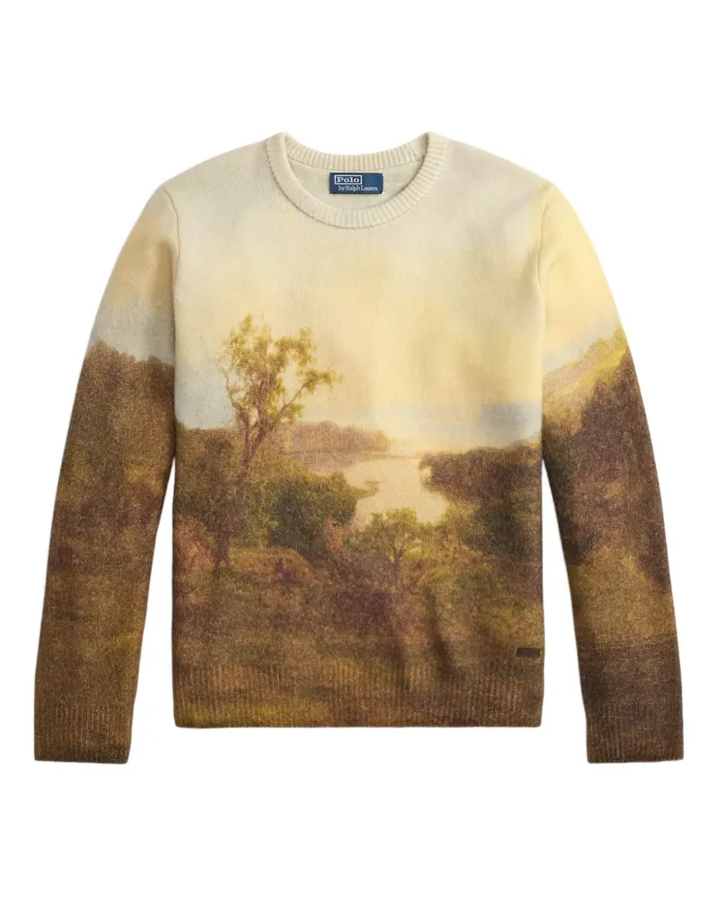 Ralph Lauren Pullover mit Rundhalsausschnitt - Nude Nude