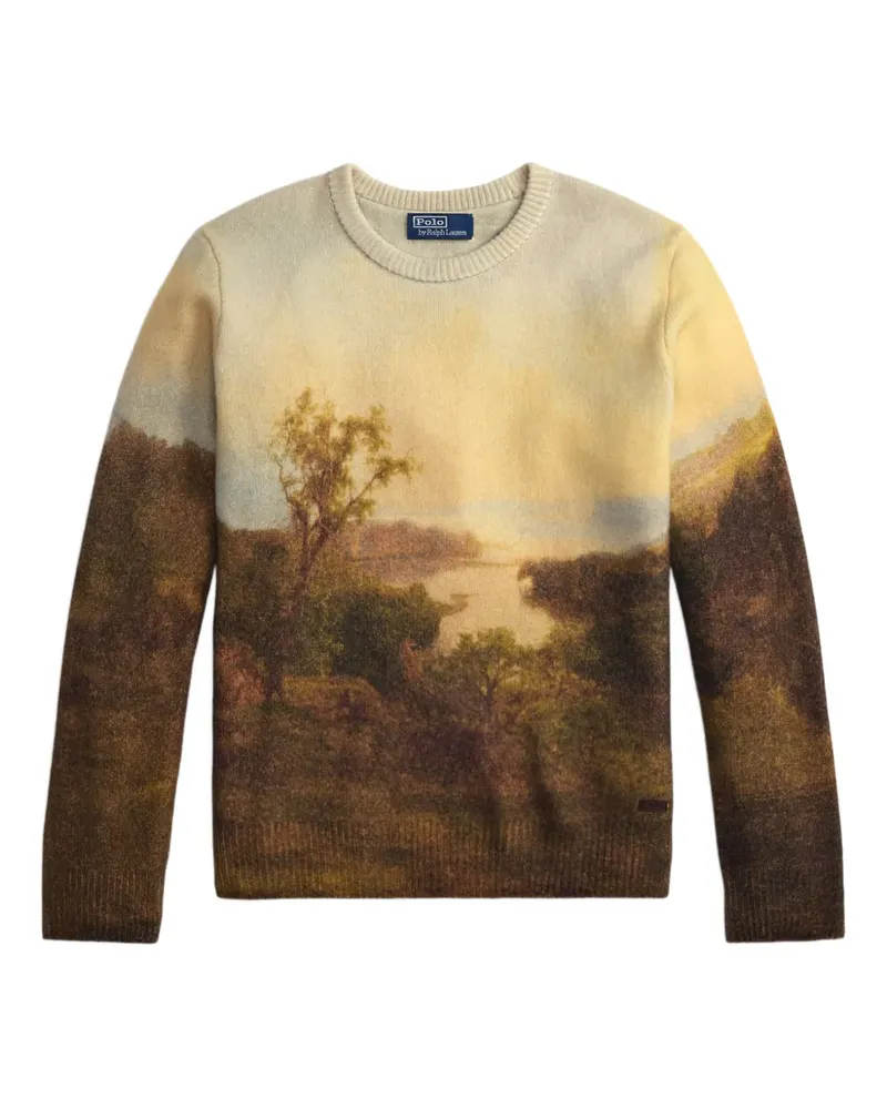 Ralph Lauren crew-neck sweater - Nude Nude