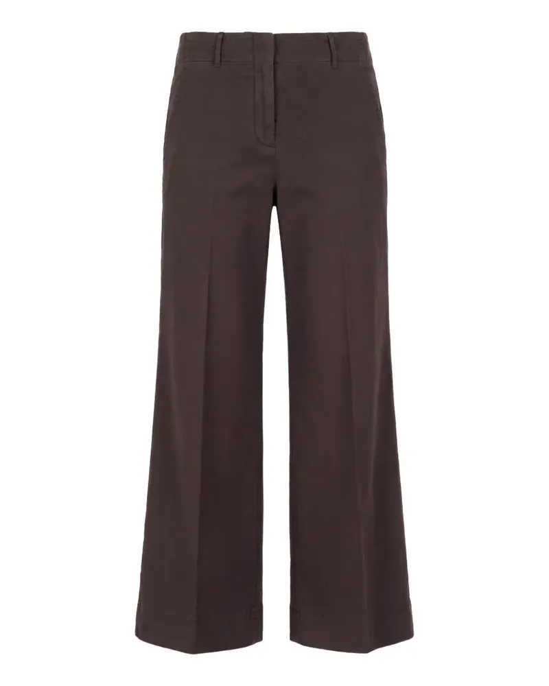 Slowear Weite Hose mit Bügelfalten - Braun Braun