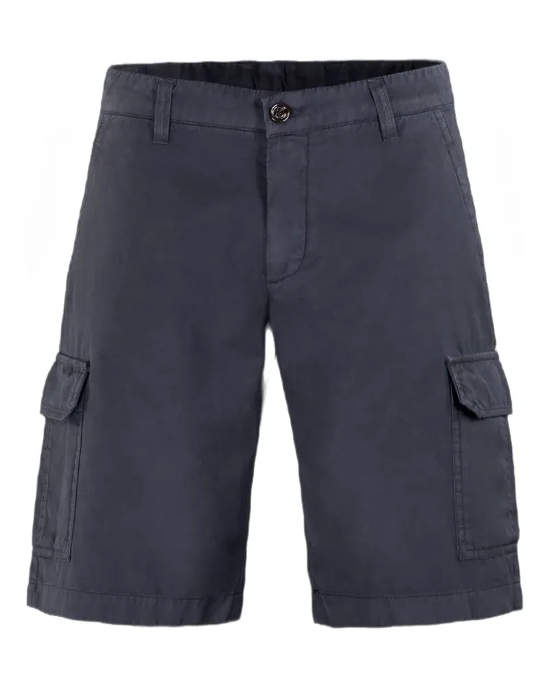 MOORER Klassische Cargo-Shorts - Blau Blau