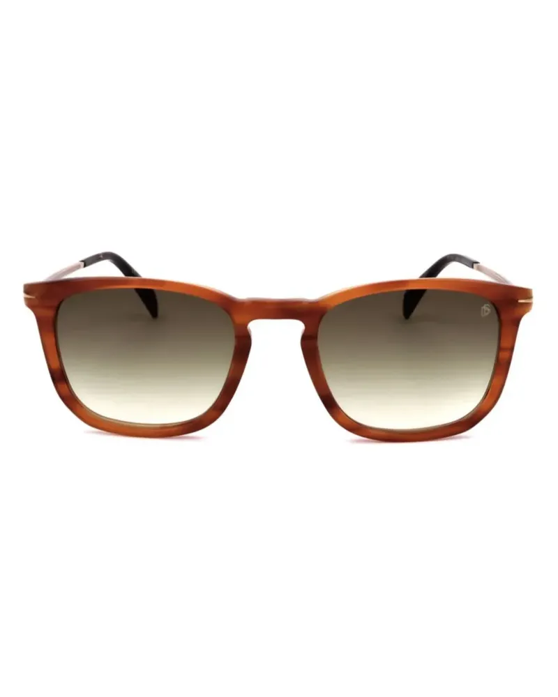 EYEWEAR by DAVID BECKHAM Sonnenbrille mit eckigem Gestell - Braun Braun
