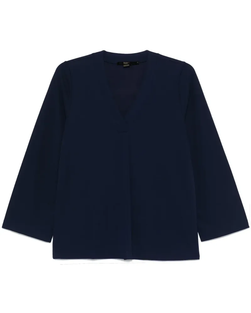 Seventy T-Shirt mit V-Ausschnitt - Blau Blau