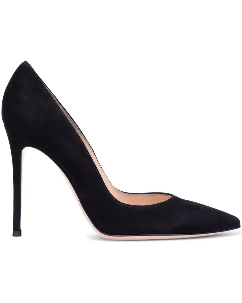Gianvito Rossi Spitze Stiletto-Pumps 105mm - Schwarz Schwarz