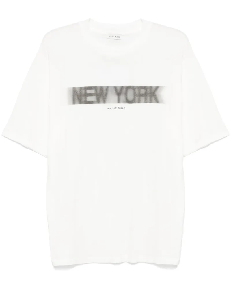Anine Bing Cason T-Shirt - Weiß Weiß