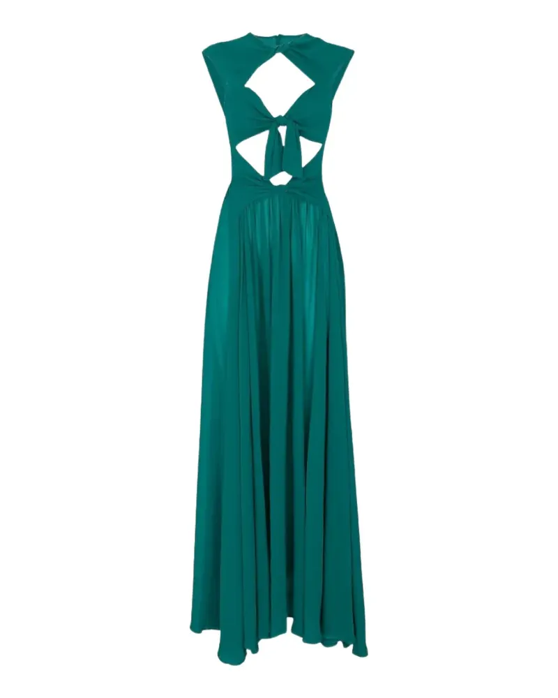 Raquel Diniz tie-front maxi dress - Grün Grün