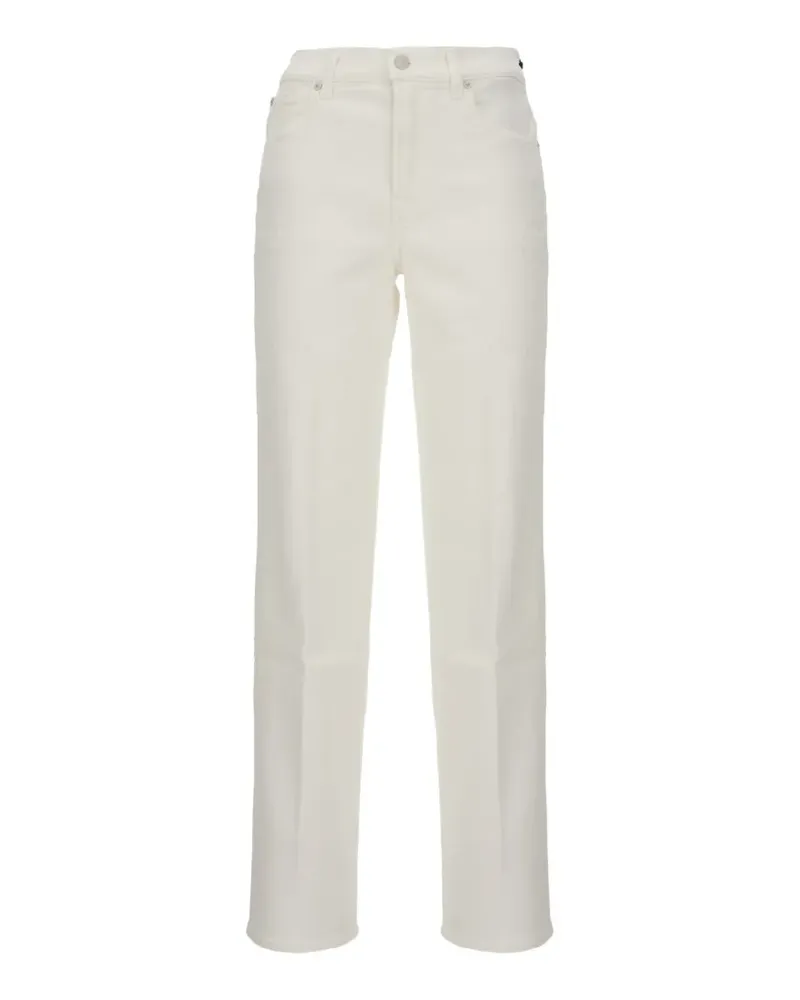 7 for all mankind five-pocket straight-leg jeans - Weiß Weiß