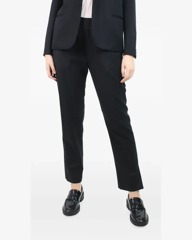Nili Lotan elasticated-waist trousers - Schwarz Schwarz