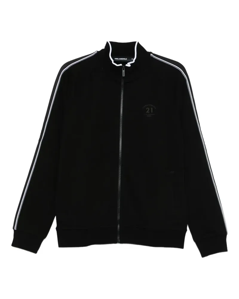 Karl Lagerfeld Jacke mit Reißverschluss - Schwarz Schwarz