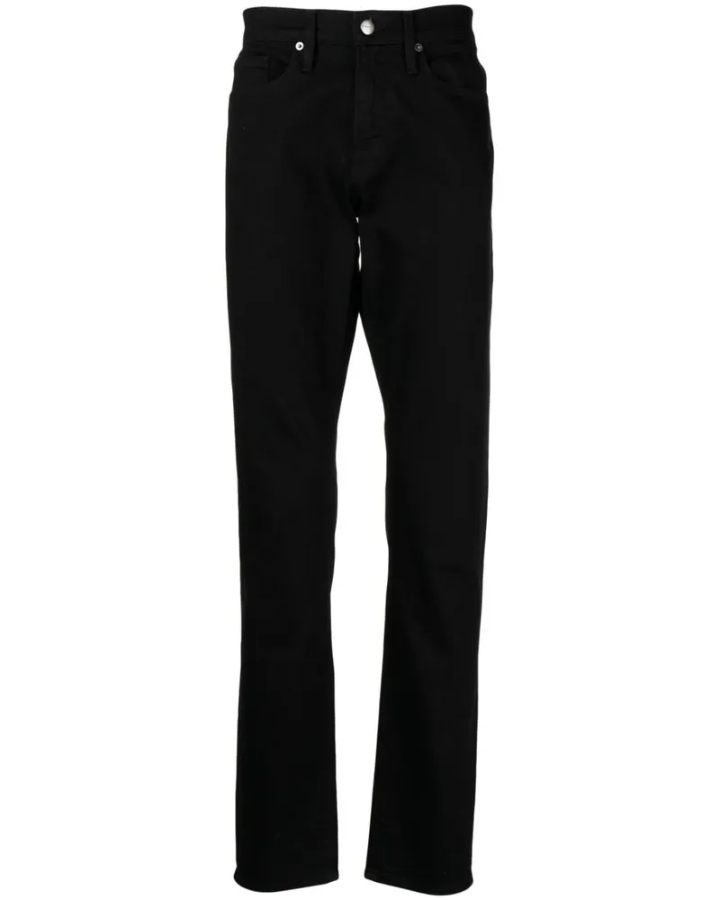 Frame Denim L'Homme Slim-Fit-Jeans - Schwarz Schwarz