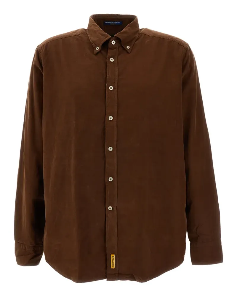 B.D. Baggies Bradford corduroy button-down shirt - Braun Braun