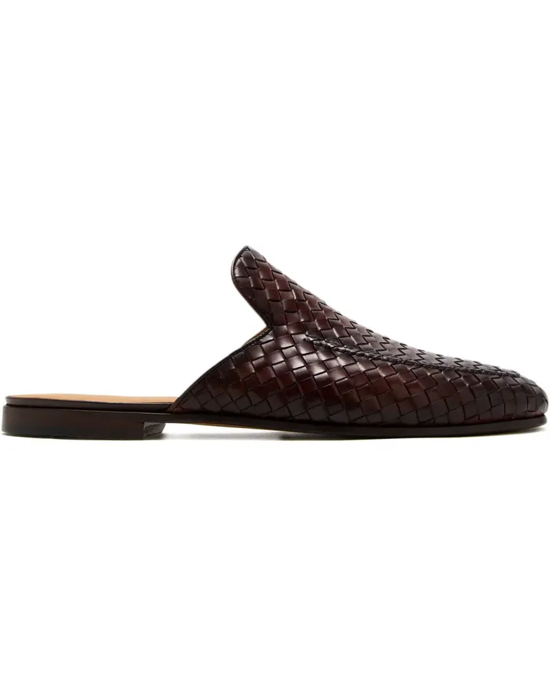 Magnanni Gewebte Mules - Braun Braun